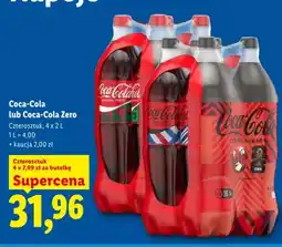 Lidl Napój gazowany Coca-Cola 4-pak oferta