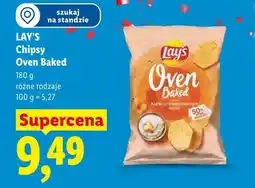 Lidl Chipsy ziemniaczane Lay's Oven Baked oferta