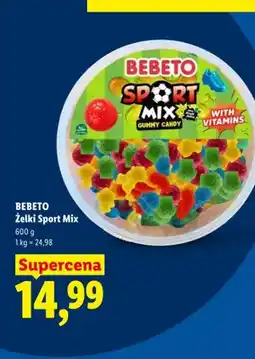 Lidl Żelki Sport Mix Bebeto oferta