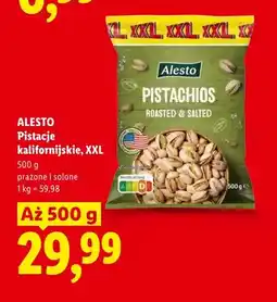 Lidl Pistacje kalifornijskie Alesto XXL oferta