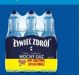 Lidl Woda źródlana Żywiec Zdrój Mocny Gaz 6-pak oferta