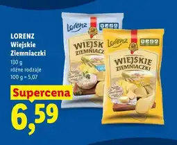 Lidl Chipsy Wiejskie Ziemniaczki Masło z solą Lorenz oferta