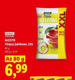 Lidl Chipsy jabłkowe Alesto XXL oferta