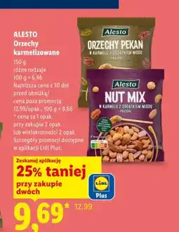 Lidl Orzechy pekan karmelizowane Alesto oferta