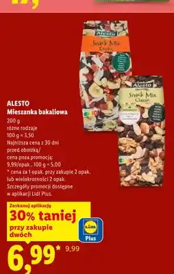Lidl Mieszanka bakaliowa Snack Mix Exotic Alesto oferta