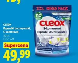 Lidl Kapsułki do zmywarki 5-komorowe Cleox All in One oferta