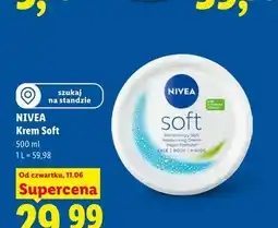 Lidl Krem Nivea Soft oferta