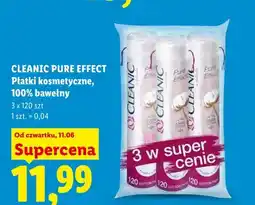 Lidl Płatki kosmetyczne Cleanic Pure Effect 3-pak oferta