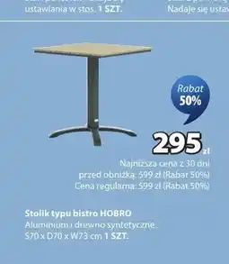 JYSK Stolik typu bistro HOBRO oferta