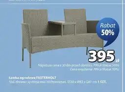 JYSK Ławka ogrodowa FASTERHOLT oferta