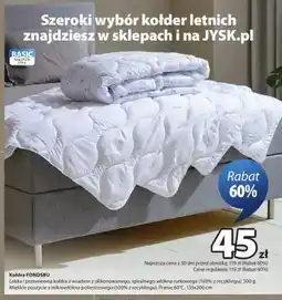 JYSK Kołdra FONDSBU oferta