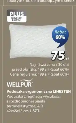 JYSK Poduszka ergonomiczna WELLPUR LIHESTEN oferta