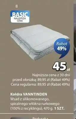 JYSK Kołdra VANNTINDEN oferta