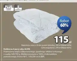 JYSK Kołdra na 4 pory roku ULVIK oferta