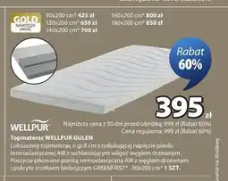 JYSK Topmaterac WELLPUR GULEN 90x200 cm oferta