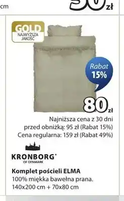 JYSK Komplet pościeli satynowej Kronborg Elma oferta