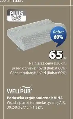 JYSK Poduszka ergonomiczna WELLPUR KVINA oferta