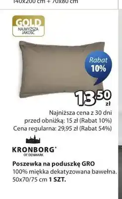 JYSK Poszewka na poduszkę Kronborg Gro oferta