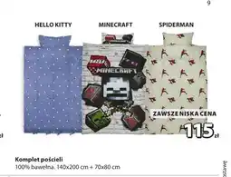 JYSK Komplet pościeli Hello Kitty oferta
