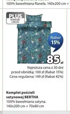 JYSK Komplet pościeli satynowej Bertha oferta