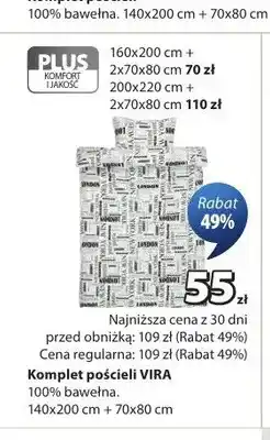 JYSK Komplet pościeli Vira 140x200 cm oferta