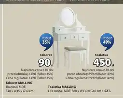 JYSK Taboret MALLING oferta