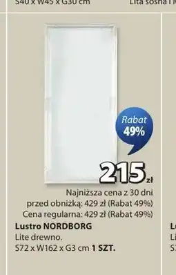JYSK Lustro NORDBORG oferta
