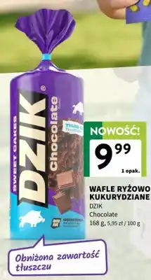 Intermarche Wafle ryżowo-kukurydziane Dzik Chocolate oferta