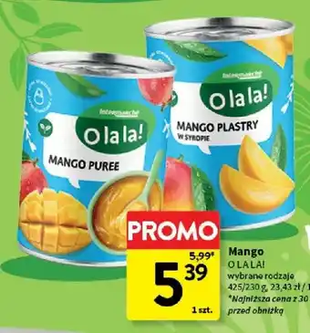 Mango puree O la la!