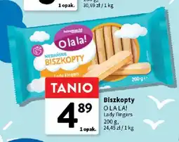 Intermarche Biszkopty Lady Fingers Niebiańskie Biszkopty O la la! oferta