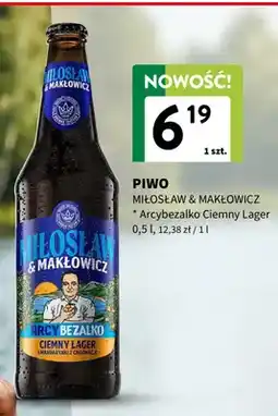 Intermarche Piwo bezalkoholowe Miłosław & Makłowicz Arcybezalko Ciemny Lager oferta