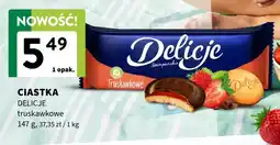 Intermarche Ciastka Delicje Szampańskie truskawkowe oferta
