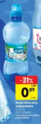 Intermarche Woda mineralna niegazowana O LA LA! oferta