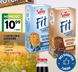 Intermarche Ciasteczka zbożowe Sante Fit kakaowe oferta