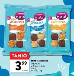 Intermarche Mini ciasteczka karmelowo-cynamonowe z czekoladą O la la! oferta