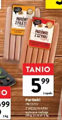 Intermarche Parówki z szynki wieprzowe Prosto z Wędliniarni oferta
