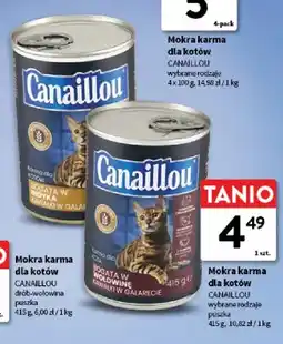 Intermarche Mokra karma dla kotów bogata w indyka kawałki w galarecie Canaillou oferta