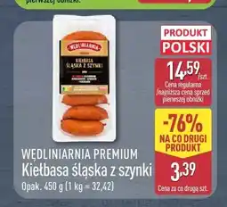 ALDI Kiełbasa śląska z szynki Wędliniarnia Premium oferta