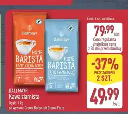 ALDI Kawa ziarnista Dallmayr Home Barista Crema Dolce oferta