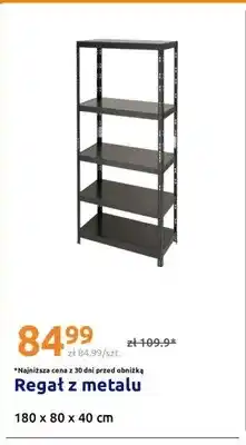 Action Regał z metalu 180x80x40 cm oferta
