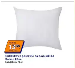 Action Perkalikowe poszewki na poduszki La Maison Rêve 2-pak 60x70 cm oferta