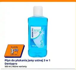 Action Płyn do płukania jamy ustnej 3 w 1 Dentapro oferta