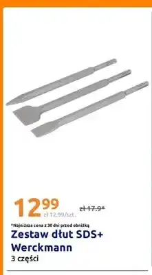 Action Zestaw dłut SDS+ Werckmann 3-pak oferta