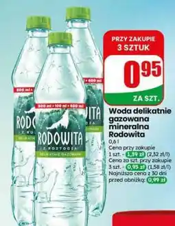 Dino Woda delikatnie gazowana mineralna Rodowita oferta