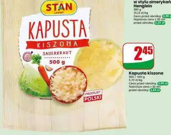 Dino Kapusta kiszona oferta