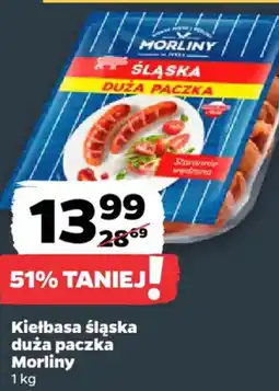 Netto Morliny Kiełbasa śląska duża paczka oferta