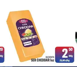 TomiMarkt Ser Cheddar luz Mlekovita oferta