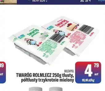 TomiMarkt Twaróg Rolmlecz tłusty trzykrotnie mielony Mlekpol oferta