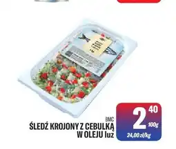 TomiMarkt Śledź krojony z cebulką w oleju BMC luz oferta