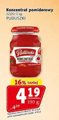 Prim Market Koncentrat pomidorowy Pudliszki oferta